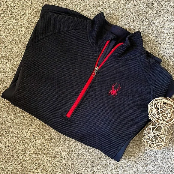 Spyder Jacket Men 3/4 Zip - Picture 1 of 11